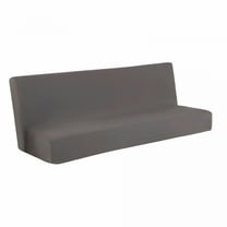 AUQ Folding Sofa Cover,Solid Color Polyester Elastic Fabric Slipcover,Multicolor,Futon Cover