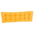 thumbnail image 2 of 60-inch by 19-inch Tufted Solid Twill Bench Cushion Yellow-Color, 2 of 2