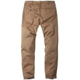thumbnail image 4 of Pantalones a juego, corte ajustado, pierna recta, para hombre, talla 36, camel, 4 of 6