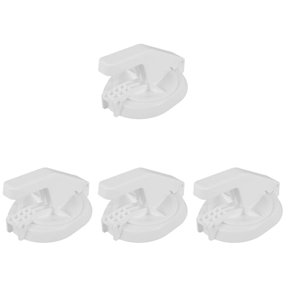 Hemoton 4pcs Pizza Dough Press Plastic Dough Pressing Tool Dough Press Tool Dumpling Making Equipment
