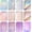 Colorful, variant on 100 Sheets Metallic Holographic Card Stock Shiny Glitter Cardstock Iridescent Mirror Paper 8.5 x 11'' 250 GSM Thick Mixed Color Foil Paper for Scrapbook Letter Poster Craft(Colorful)