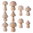 thumbnail image 4 of 10 Pcs Décorations de Champignon en Bois Accessoires de Champignon, 4 of 8