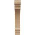 thumbnail image 2 of 6"W x 12"D x 36"H Thin Hughes Rough Cedar Woodgrain TimberThane Corbel, Primed Tan, 2 of 6