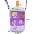 thumbnail image 6 of Ludlz Ice Cream 400ml Water Bottle BPA-Free Leakproof with Straw Adjustable Strap Fun Sippy Cup Adults Accessories, 6 of 8