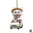 thumbnail image 1 of Crazyview Ornements de Voiture Pendentif Chat Mignon Rétroviseur Décoration Maison, 1 of 8