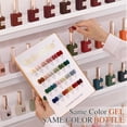 thumbnail image 4 of Set de esmaltes de uñas en gel Double Rhythm, 28 unidades, 15 ml, verde burdeos, 4 of 9