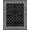 Black, Pattern 1, variant on ODIKA 2x3 Machine Washable Non-Slip Area Rug, Exclusive Mosaic Parquet Interwoven Junction Framework High Traffic Rug, Orange, 667522