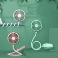 thumbnail image 3 of axGear Electric Portable USB Foldable Fan Handheld 3 Speed Neck Fan, 3 of 5