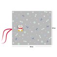 thumbnail image 2 of Cobertor Frazada Holiday Time Pingüino Gris 127 cm x 152 cm, 2 of 4