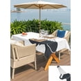 thumbnail image 4 of Outdoor Tablecloth with Umbrella Hole and Zipper, Elephants Showering Rectangle Table Cloth 60x102 Inch Waterproof Tablecloth, Modern Abstract Art Funny Animals Picnic Table Cover for Patio Camping, 4 of 7