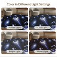 thumbnail image 7 of ODIKA 2'x3' Washable Accent Rug Pet Friendly, Bedside Mat Starry Field Constellation Grid Uranus Themed Galaxy Meteorite Refined for Bedroom, Nursery, RV, 7 of 7