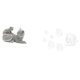 thumbnail image 1 of Escultura de gato de acrílico, espejo, , adorno de mesa, artesanía, figura decorativa, estatua de animal, pegatinas de pared extraíbles, calcomanía, 1 of 8