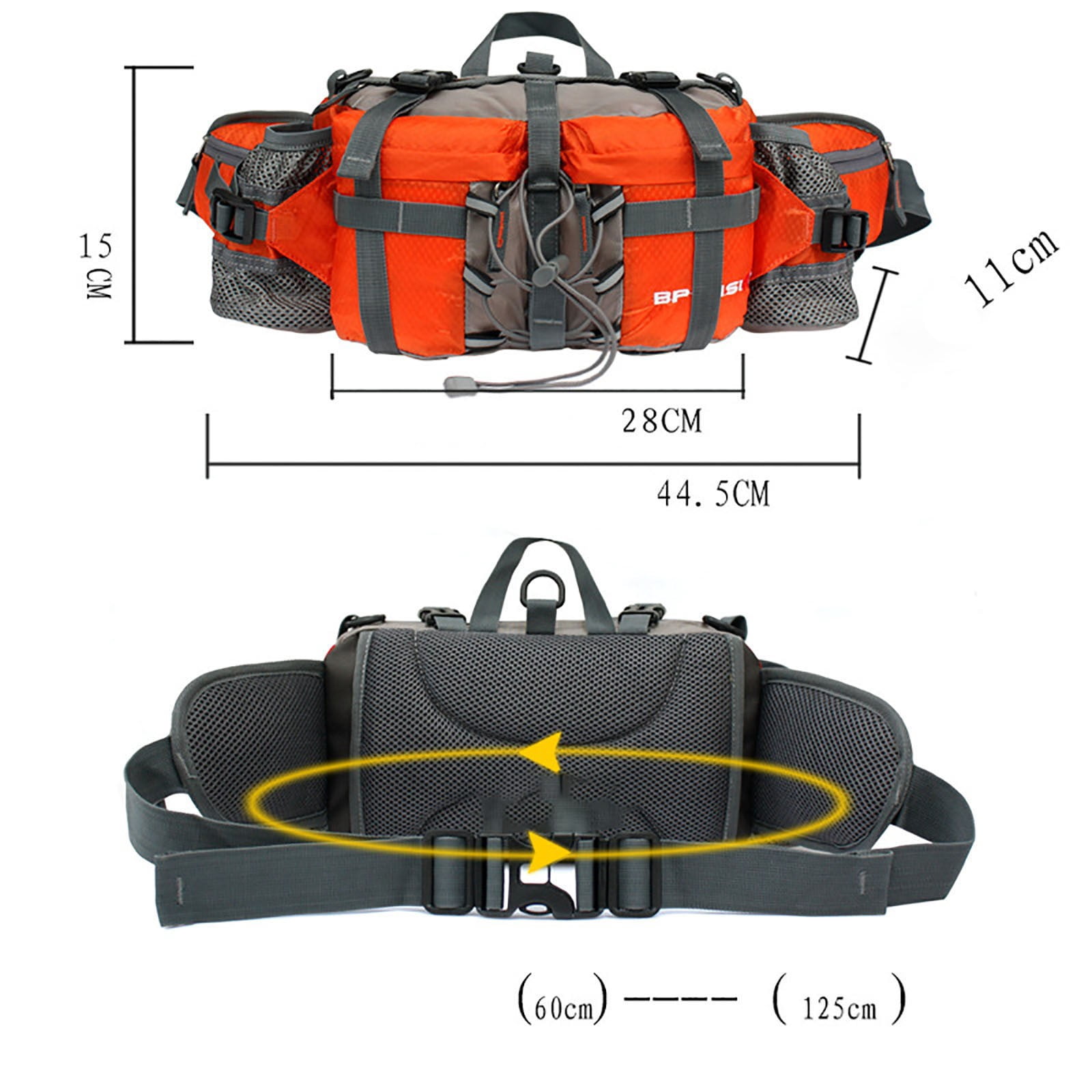 Sac De Poitrine Réglable Pour Homme Et Femme - Randonnée, Cyclisme, Activités Extérieur - Sac De Travail Léger Et Pratique - 5
