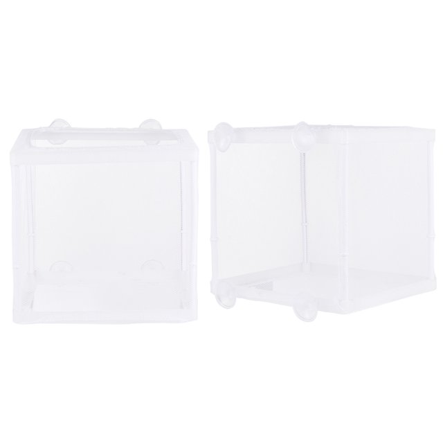 unbranded 2Ud Malla De Cría Para Peces Box Tank Hatchery Fácil De Usar Y Portátil