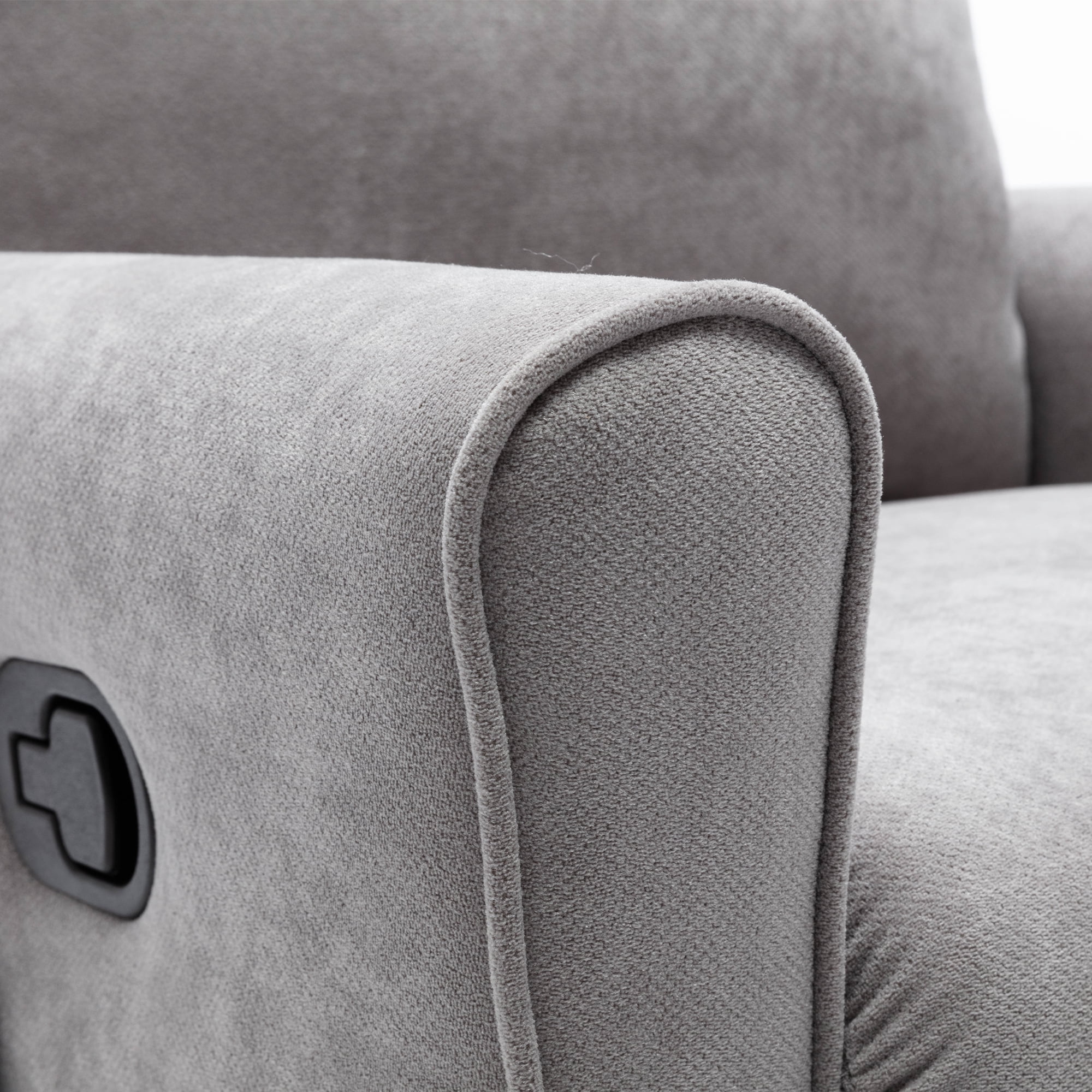 Kepooman Manual Recliner Chair with Heat and Rolling Kneading Massage for Living Room, Gray Kepooman Manual Recliner Chair with Heat and Rolling Kneading Massage for Living Room, Gray