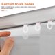 thumbnail image 4 of 50 ganchos para cortinas: rodillos para rieles de cortina con rodamientos de bolas lisos - Rodillos de rueda silenciosos - Piezas de polea deslizante silenciosa para rieles antiguos, 4 of 6