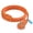 Orange, variant on Maximm 3-Foot 360-Degree Rotating Flat Plug Extension Cord, 16 AWG 3-Prong Grounded, Orange
