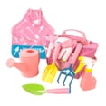 thumbnail image 3 of Juego de herramientas de jardinería para niños Kusrkot 8 piezas con delantal y guantes, 3 of 8