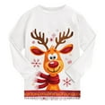 thumbnail image 7 of Caqnni Childrens Christmas Set Little Boy Girls Child Pajamas Sets Cotton Toddler Pjs Long Sleeve Pyjamas Christmas Snowman Sleepwear Xmas Jammies(2-3 Years,Orange), 7 of 7