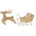 thumbnail image 4 of 1 Conjunto de adornos navideños Reno decorativo y trineo Conjunto de escritorio Adorno de escritorio, 4 of 6