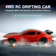 thumbnail image 6 of Remote Control Car RC Drift Car 2.4GHz 1:16 Scale 4WD 18KM/H High Speed Model Vehicle with LED Lights Drifting Tire Racing Sport Toy Car for Boys Girls Kids Gift, 6 of 6