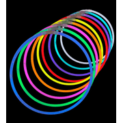 Lumistick 22" Glow Stick Necklaces, Assorted Colors, 50 ct