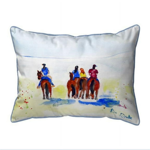Betsy Drake ZP708 20 x 24 in. Beach Riders Extra Large Zippered Indoor & Outdoor Pillow