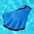 thumbnail image 4 of NIBOLOG 1 Pair Neoprene Gloves Water Resistant Breathable Rubber Well Stitching Webbed Swim Gloves for Training, 4 of 8