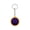 Purple(1pc), variant on Dumpling Keychain, Mini Dumpling Squishies Stress Relief Fidget Clicker Keychain, Hard- Anxiety Relief & Focus Boost Quiet Toys for Adults