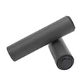 thumbnail image 3 of 2 uds empuñaduras de bicicleta de montaña silicona suave antideslizante reducen la fatiga de las manos enchufe de PVC absorción de impacto empuñaduras de manillar de silicona negro, 3 of 15