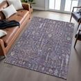 thumbnail image 3 of Dalyn Rugs Premium Machine Washable Mayfield AMF1152 Eggplant 5' x 7'6" Rug, 3 of 7