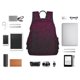 thumbnail image 4 of Disketp Dark Purple Glitter Mochila Ligera e Impermeable, Mochila de Día Resistente para Viajes, Senderismo y Uso Diario para Hombre y Mujer, 4 of 7