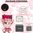 thumbnail image 2 of Ramo de rosas preservadas MROUEN con 18 flores y collar, 2 of 9