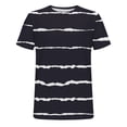 thumbnail image 4 of COSFO Gym Men Shirts Short Sleeve Striped Summer Graphic Tees Loose Fit Crew Neck Pullover Lightweight Tops, 4 of 4