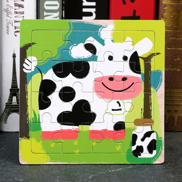 RKSTN Puzzles Kids Wooden Various Pattern Early Educational Learning Pegged Puzzles Puzzles
