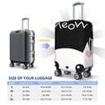 thumbnail image 6 of Disketp Cat Meow Elastic Travel Luggage Cover Travel Suitcase Protective Cover For Trunk Case Apply To 18''-32'' Suitcase Cover-Medium, 6 of 9