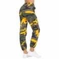 thumbnail image 4 of Shuttle tree Women Camouflage Cargo Trousers Casual Fashion Elastic Waist Long Pants, 4 of 5