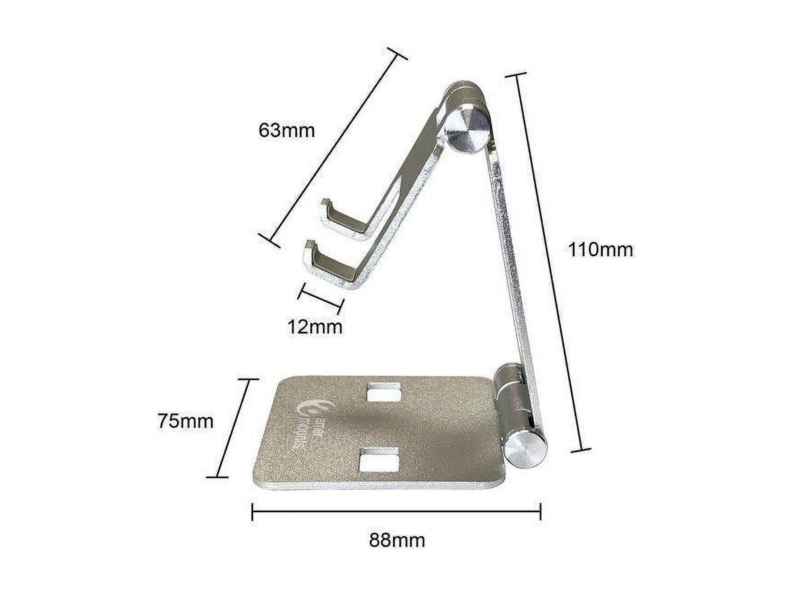 Amer Mounts Simplicity Folding Phone Stand [Bright Aluminum] (ezpad20-01)