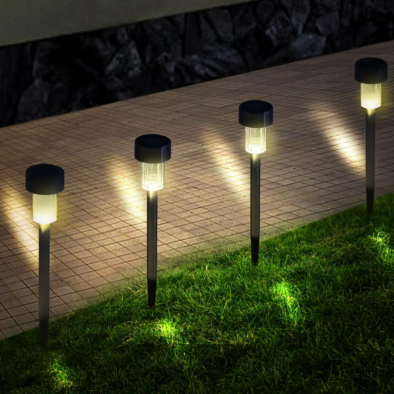 Ktaxon Patio Garden 24 Piece 5W Warm White Solar Power LED Lawn Lights Ktaxon Patio Garden 24 Piece 5W Warm White Solar Power LED Lawn Lights