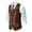 Coffee, variant on Men's Fashion Color Contrast Embroidered Suit Vest