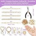 thumbnail image 2 of 404Pcs Charms Lip Gloss Keychain Making Kit, DIY Craft Supplies with Charms, Key Chain Hooks, Jump Rings, Lobster Clasps, Chains & Tools, Jewelry Making Kit for Custom Keychains, Bags, Gifts, 2 of 7