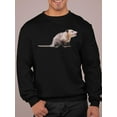 thumbnail image 2 of Cute Standing Opossum Sweatshirt Men -Image by Shutterstock, Male Medium, 2 of 4