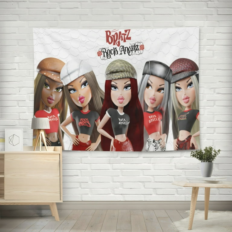 Funneh Bratz Girls Tapestry Gift Wall Hanging Backdrop for Room Bedroom Girls or Boys Fans Background Banner Party Birthday Supplies Decor Walmart