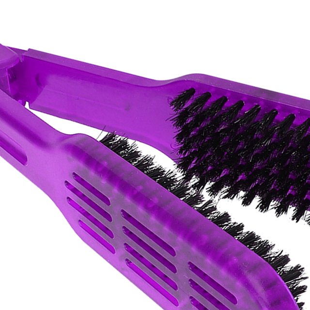 Peine De Cepillo De Doble Cara, Peine Para Alisar El Cabello, Peine De Madera Contrachapada Para Alisar El Cabello, Peine Para Peinar, Herramienta De Peluquería, Cepillo Para