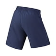 thumbnail image 4 of Boyscolos Men's Athletic Shorts Quick Dry Lightweight Contrast Elastic Drawstring Waist Running Workout Sports Shorts Dark Blue 3XL, 4 of 4