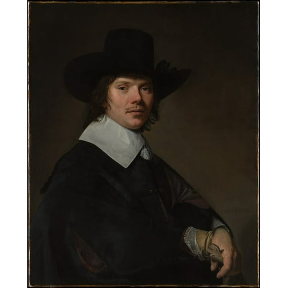 Portrait of a Man Poster Print by Johannes Verspronck (Dutch, Haarlem, born ca. 1601 �3, died 1662 Haarlem) (18 x 24)
