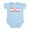 Sky Blue, variant on CafePress - Made In USA With Cuban Parts! Infant Creeper - Baby Light Bodysuit, Size Newborn - 24 Months