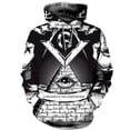 thumbnail image 2 of Sudadera con capucha con estampado 3D masónico para hombre, ropa de moda, sudaderas gráficas punk de masonería, ropa de calle informal para mujer, jerséis Y2k, 2 of 4