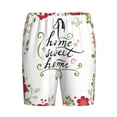 thumbnail image 4 of Fotbe Home Sweet Home Floral Pajama Shorts for Men, Men's Pajama Bottoms, Sleepwear,Short Pajama Pants-XX-Large, 4 of 9