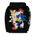 thumbnail image 2 of Sonic Boys 4-20 Long Sleeve Sonic and Friends Hooded T-Shirt(Black 4/5), 2 of 3